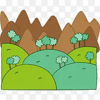 扁平化春天山谷-空若网 扁平化春天山谷-空若网