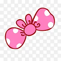 卡通红色可爱蝴蝶结-空若网 卡通红色可爱蝴蝶结-空若网
