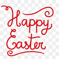 英文复活节快乐艺术字矢量图-空若网 英文复活节快乐艺术字矢量图-空若网
