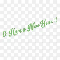 新年快乐英文字体-空若网 新年快乐英文字体-空若网