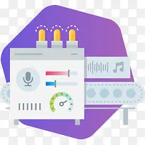 科技扁平矢量商务插画-空若网 科技扁平矢量商务插画-空若网