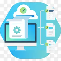 扁平金融矢量商务插画-空若网 扁平金融矢量商务插画-空若网