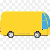 黄色卡通手绘卡车-空若网 黄色卡通手绘卡车-空若网