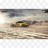 黄色时尚汽车跑车-空若网 黄色时尚汽车跑车-空若网