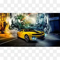 黄色汽车现代时尚-空若网 黄色汽车现代时尚-空若网