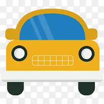 手绘卡通黄色车辆-空若网 手绘卡通黄色车辆-空若网