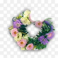 彩色花朵花环装扮-空若网 彩色花朵花环装扮-空若网