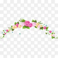 彩色花环素材-空若网 彩色花环素材-空若网