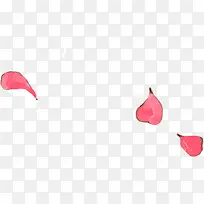 手绘水彩玫瑰花瓣-空若网 手绘水彩玫瑰花瓣-空若网