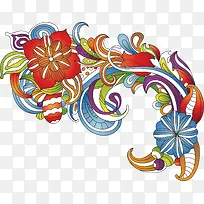 彩色创意花边-空若网 彩色创意花边-空若网