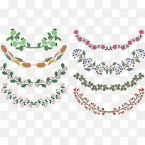 矢量手绘卡通花边-空若网 矢量手绘卡通花边-空若网