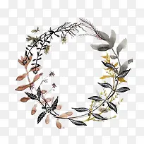 水彩花边-空若网 水彩花边-空若网