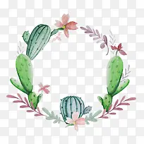 水彩仙人掌-空若网 水彩仙人掌-空若网