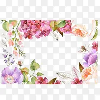 水彩花边-空若网 水彩花边-空若网