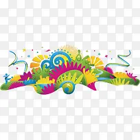 彩色卡通花纹-空若网 彩色卡通花纹-空若网