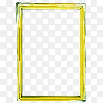 黄色水彩手绘边框-空若网 黄色水彩手绘边框-空若网