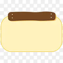 手绘卡通黄色边框-空若网 手绘卡通黄色边框-空若网