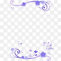 紫色花纹边框-空若网 紫色花纹边框-空若网