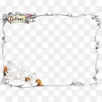 唯美边框花纹创意-空若网 唯美边框花纹创意-空若网