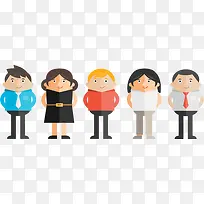 扁平化卡通角色人物-空若网 扁平化卡通角色人物-空若网