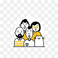 扁平团队人物-空若网 扁平团队人物-空若网