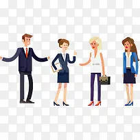 扁平化商务人士-空若网 扁平化商务人士-空若网