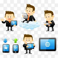 扁平化上班人物-空若网 扁平化上班人物-空若网