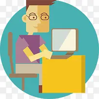 工作中的男孩-空若网 工作中的男孩-空若网