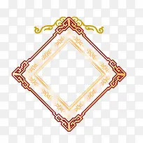 菱形新年立体边框-空若网 菱形新年立体边框-空若网
