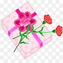 卡通礼盒玫瑰花爱情-空若网 卡通礼盒玫瑰花爱情-空若网