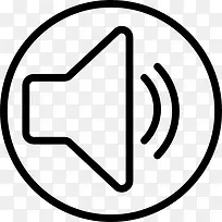 扬声器图标-空若网 扬声器图标-空若网
