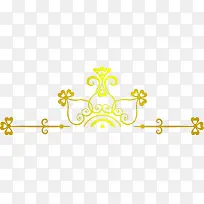 黄色渐变爱心装饰-空若网 黄色渐变爱心装饰-空若网