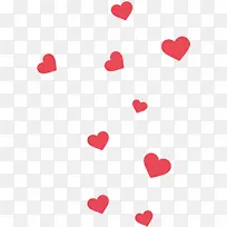 红色爱心设计创意漂浮-空若网 红色爱心设计创意漂浮-空若网
