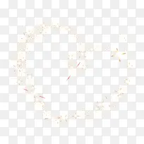 黄色漂浮爱心星光-空若网 黄色漂浮爱心星光-空若网