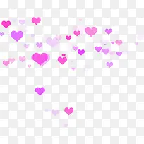 紫色爱心漂浮背景-空若网 紫色爱心漂浮背景-空若网
