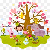 动物花树-空若网 动物花树-空若网