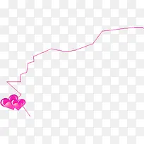 卡通玫红桃心-空若网 卡通玫红桃心-空若网