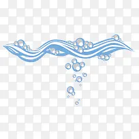矢量水浪和水珠-空若网 矢量水浪和水珠-空若网