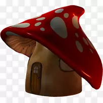 红色剪贴画-蘑菇-空若网 红色剪贴画-蘑菇-空若网