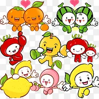 可爱卡通水果-空若网 可爱卡通水果-空若网