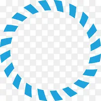 可爱蓝色圆形矢量虚线圆素材-空若网 可爱蓝色圆形矢量虚线圆素材-空若网