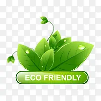 绿色树叶标签矢量-空若网 绿色树叶标签矢量-空若网