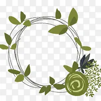 矢量绿色边框-空若网 矢量绿色边框-空若网