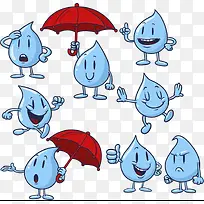 卡通手绘水滴-空若网 卡通手绘水滴-空若网