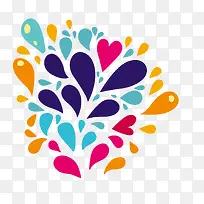 彩色水滴-空若网 彩色水滴-空若网