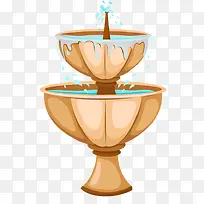 手绘喷泉-空若网 手绘喷泉-空若网