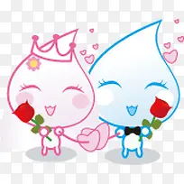 小水滴快乐表情图片-空若网 小水滴快乐表情图片-空若网