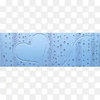 水滴爱心背景-空若网 水滴爱心背景-空若网
