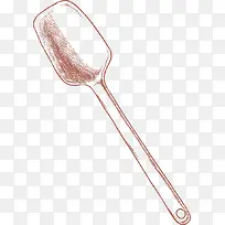 素描小勺png矢量素材-空若网 素描小勺png矢量素材-空若网