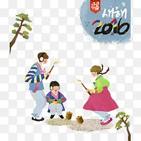 卡通小朋友插画-空若网 卡通小朋友插画-空若网